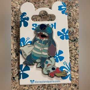 Disneyland Paris DLP Stitch Sleepy Scrump Pin Disney Resort - New